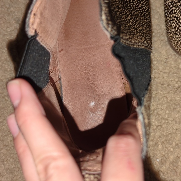 Madewell Nadine Animal Print Chelsea Booties Size 10 - Picture 13 of 14